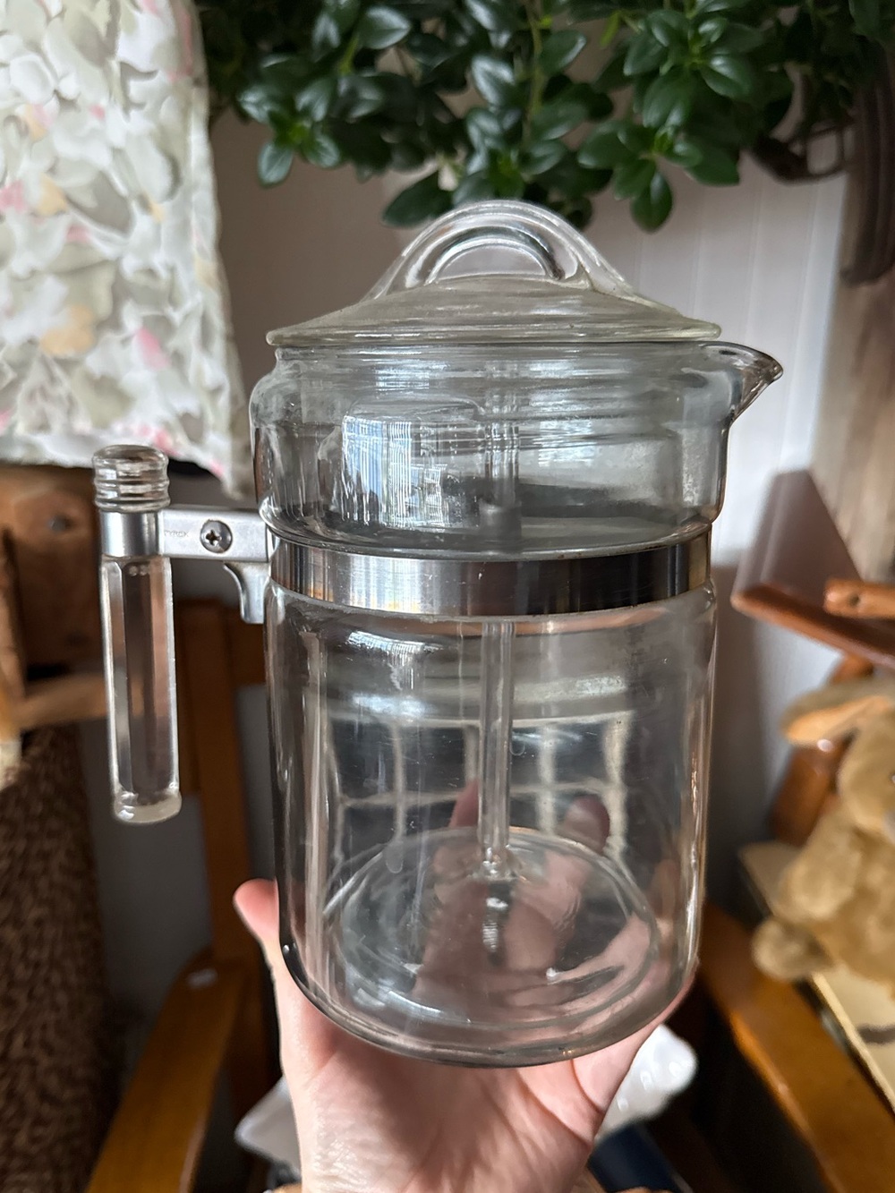 XL Glass Pyrex French Press Coffee Maker